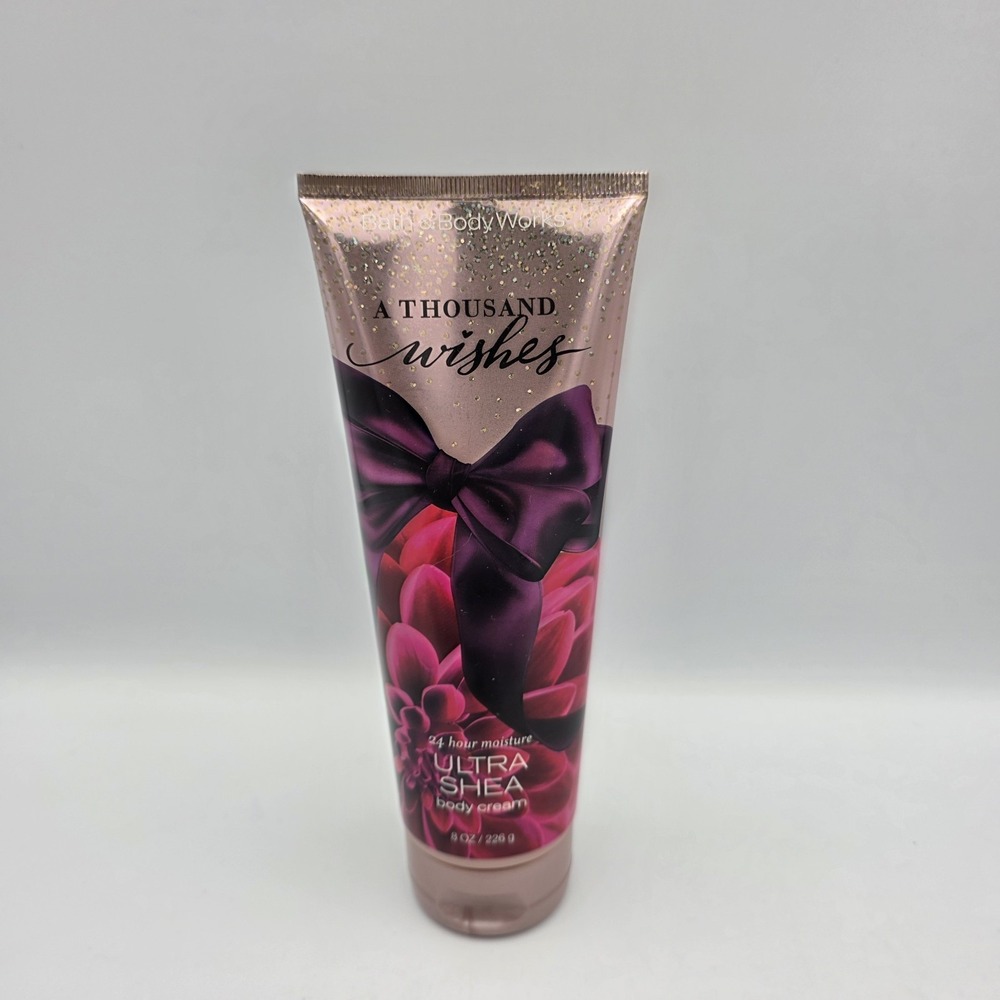 Bath & Body Works A Thousand Wishes‎ 24 Hour Moisture Ultra Shea Body Cream 8 OZ